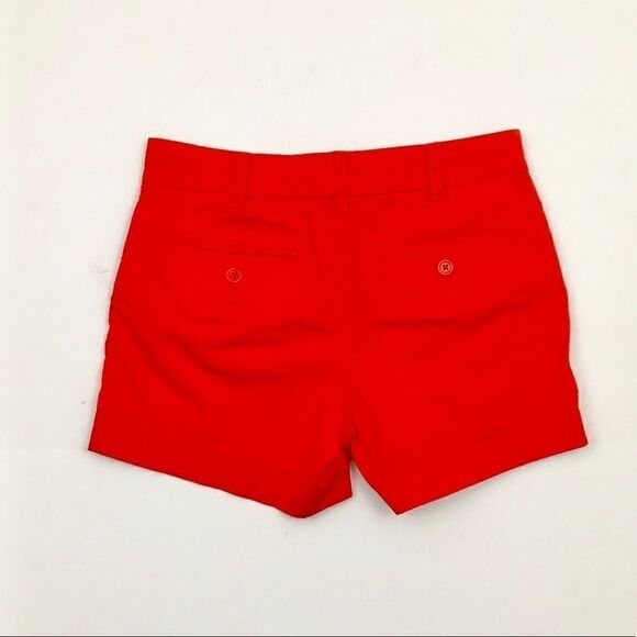 ** J.Crew ** Bright orange chino shorts - Picture 2 of 2
